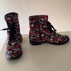 Mickey Combat Boots